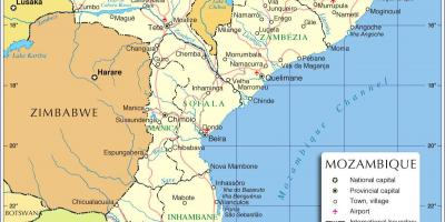 Maputo Mozambik mapu
