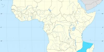Mozambiku kanal africi mapu
